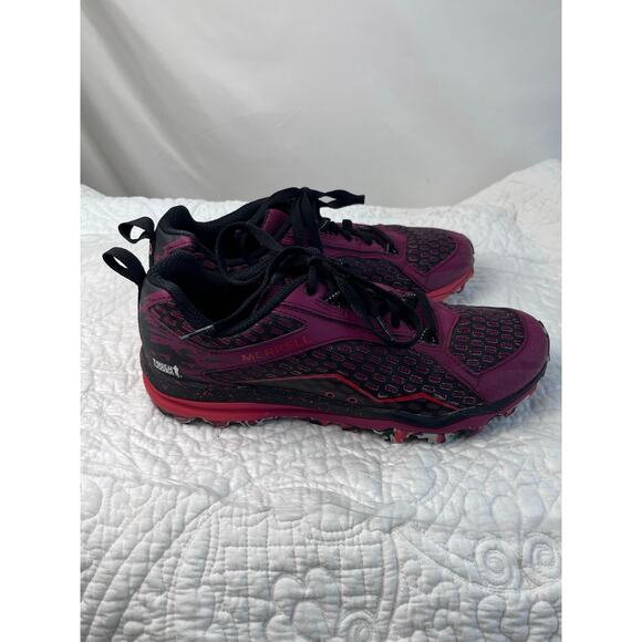 Merrell Women's Tough Mudder Running Athleisure  Athletic Shoe - Red/Black - 7.5 - Picture 10 of 10